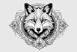 Fox landing tattoo idea