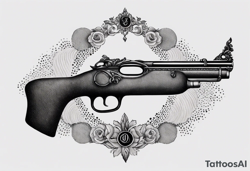 capricorn with shotgun tattoo idea