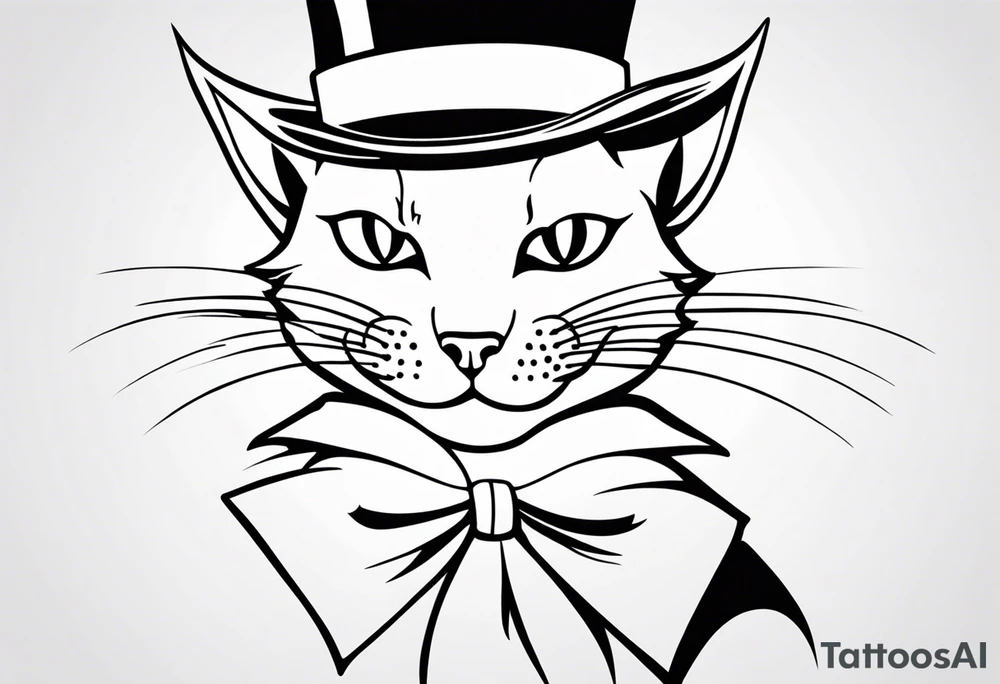 cat in the hat tattoo idea