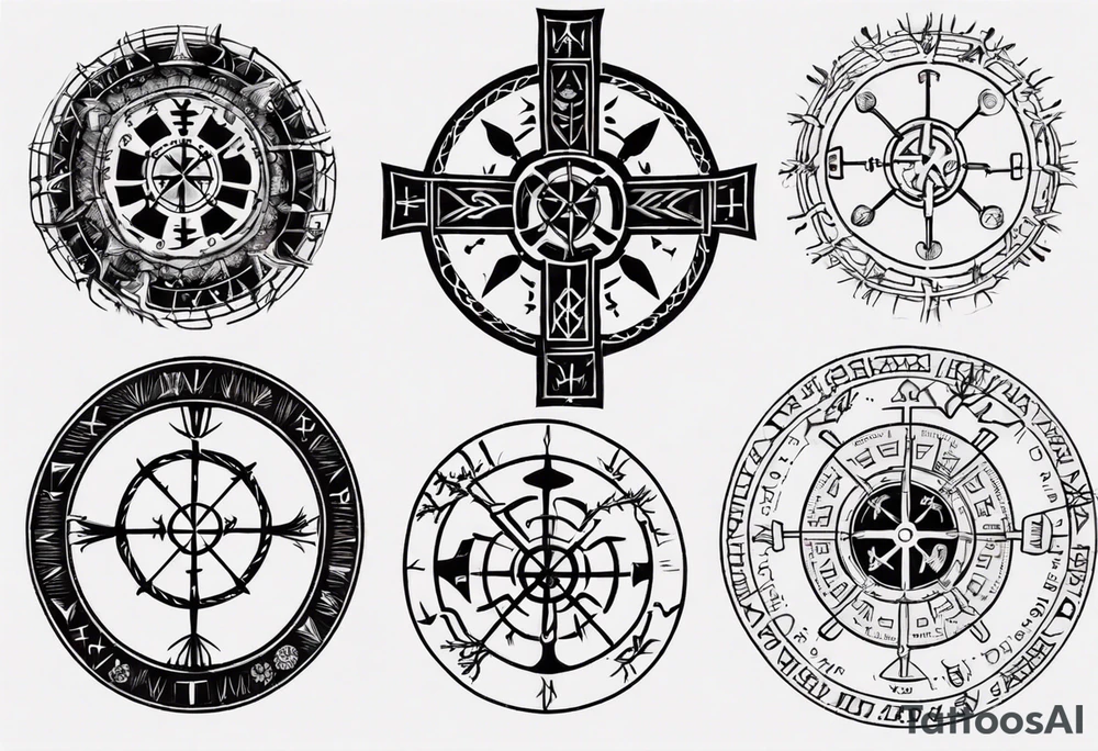vegvísir tattoo idea