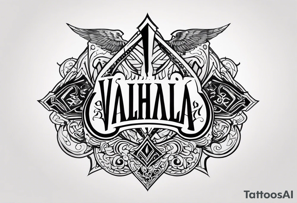 Valhalla tattoo idea