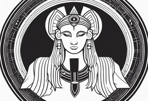 Enigmatic Sphinx, tattoo idea