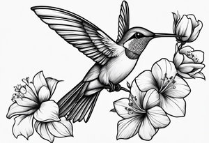 colibri bird
flowers
fine line
gentle
thin lines tattoo idea