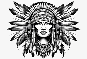 Native American tattoo idea