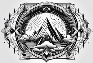 electromagnetic spectrum tattoo idea