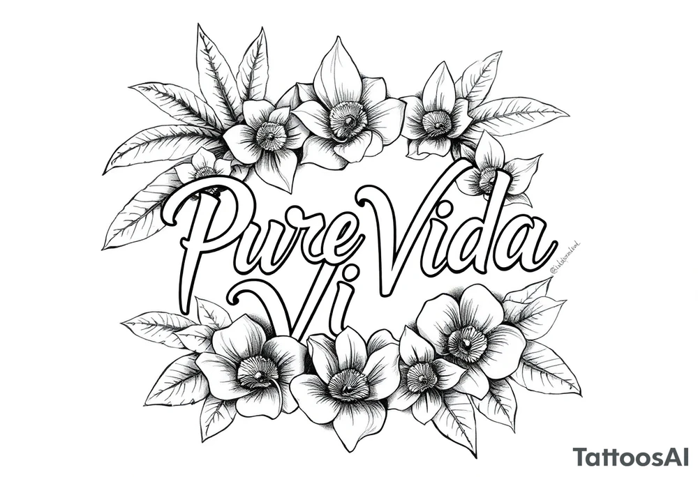 Pura Vida tattoo idea