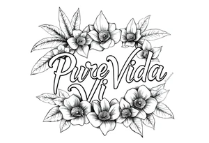 Pura Vida tattoo idea