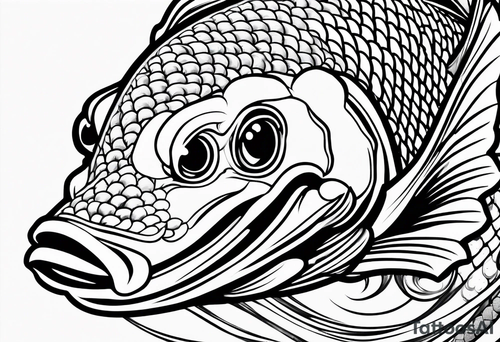 Koi fish tattoo idea