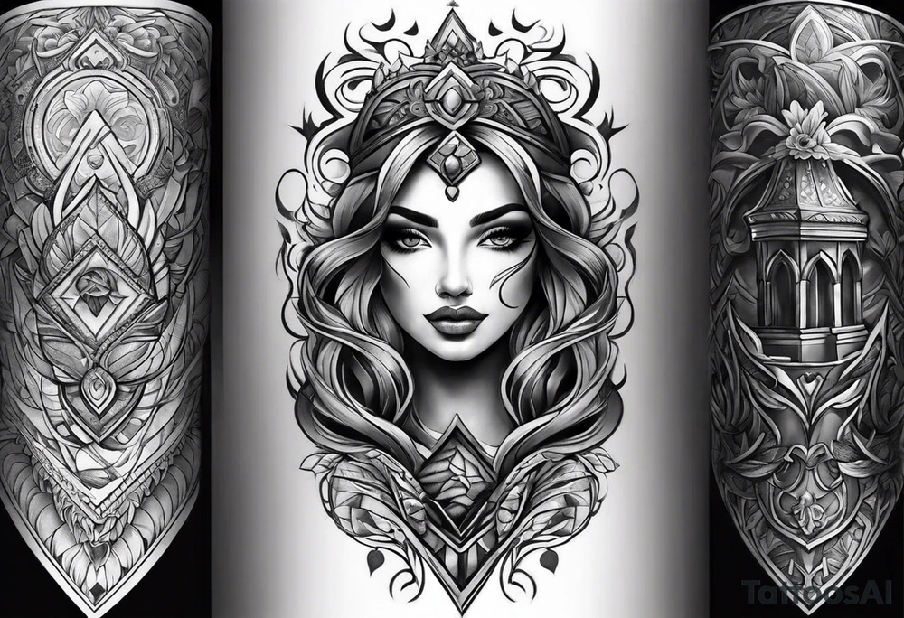 forearm sleeve tattoo idea