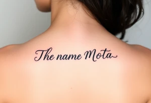 The name Mota tattoo idea