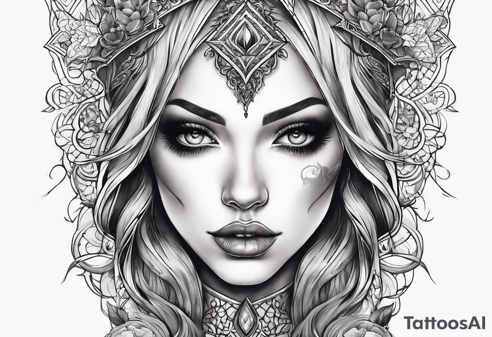 gothic tattoo idea