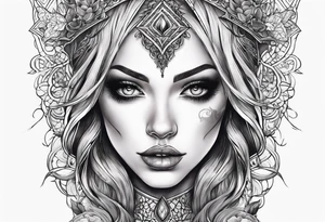 gothic tattoo idea