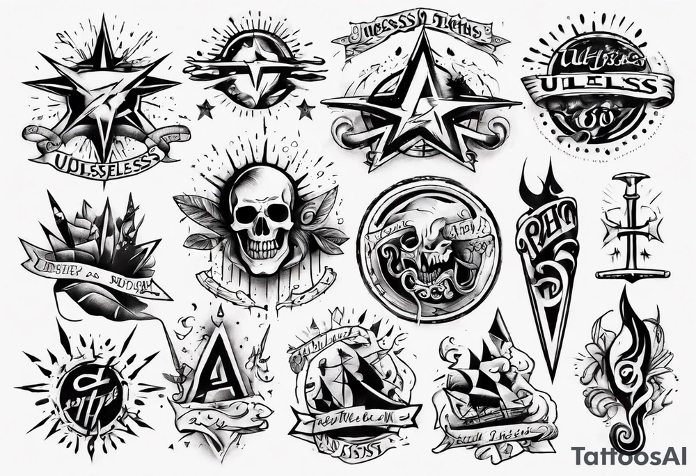 useless dick tattoo idea