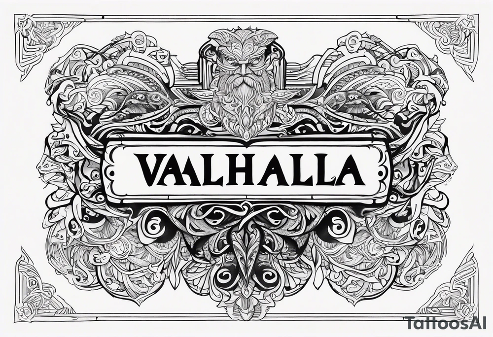 Valhalla fog tattoo idea