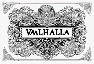 Valhalla fog tattoo idea