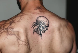 skinny poseidon tattoo idea