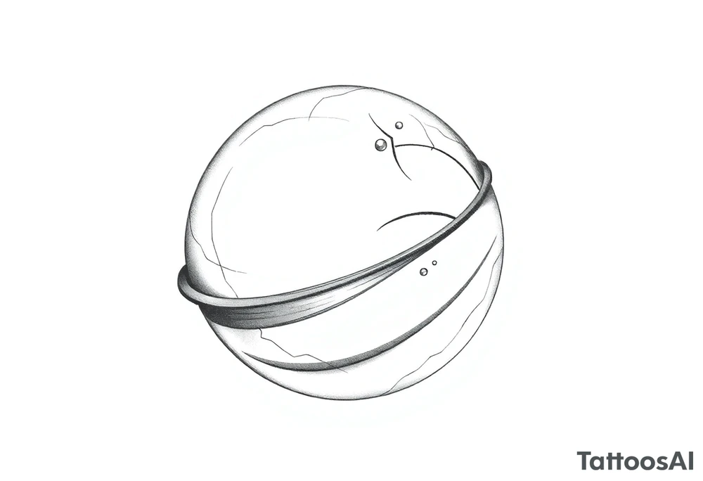 I was so ahead of the curve, the curve became a sphere tattoo idea