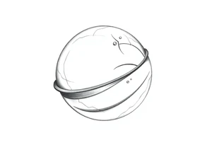 I was so ahead of the curve, the curve became a sphere tattoo idea