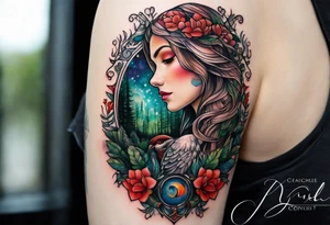 Enchanted forest tattoo idea