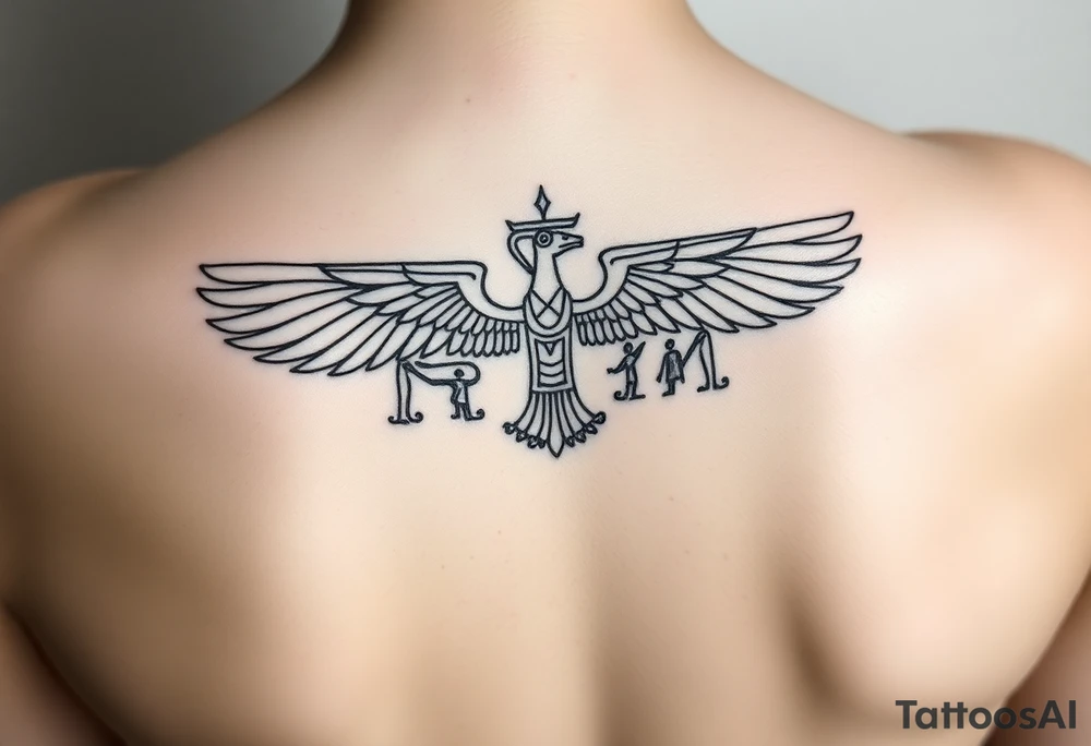 Anunnaki  symbols tattoo idea