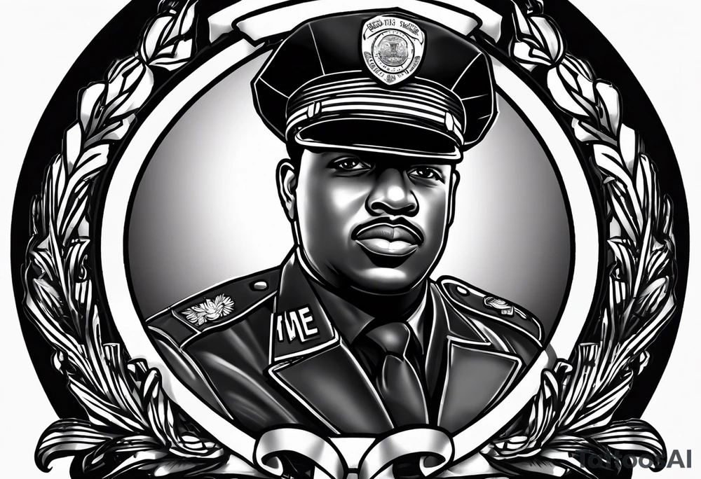 Police officer 
Eddie Thomas

Murdered of duty as a police officer. 
9/12/2006 Eddie Thomas tattoo idea