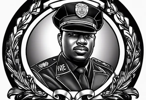 Police officer 
Eddie Thomas

Murdered of duty as a police officer. 
9/12/2006 Eddie Thomas tattoo idea