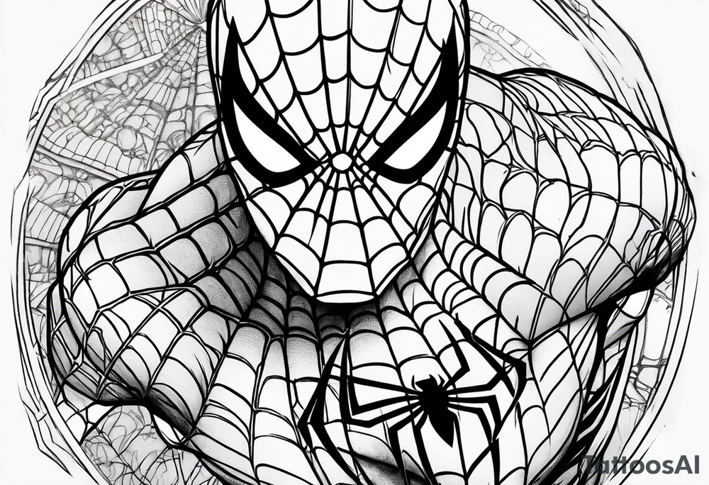 Spiderman tattoo idea