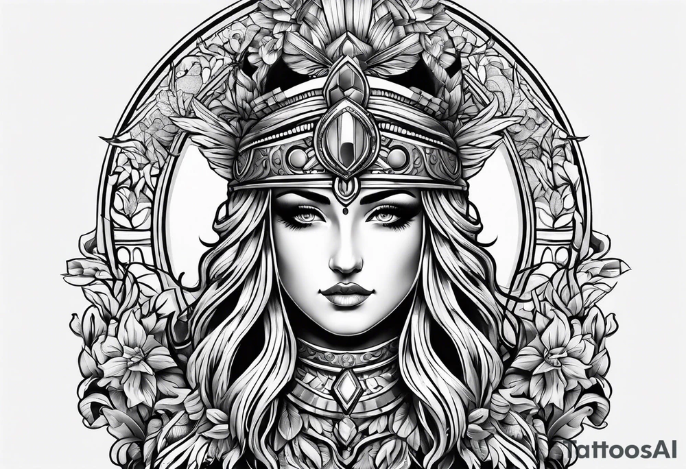 Athena tattoo idea