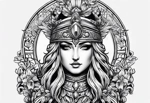 Athena tattoo idea