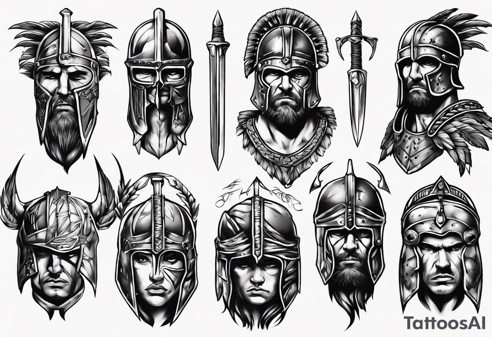 Gladiator tattoo idea