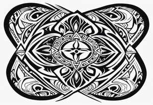 Hawaii tribal tattoo idea