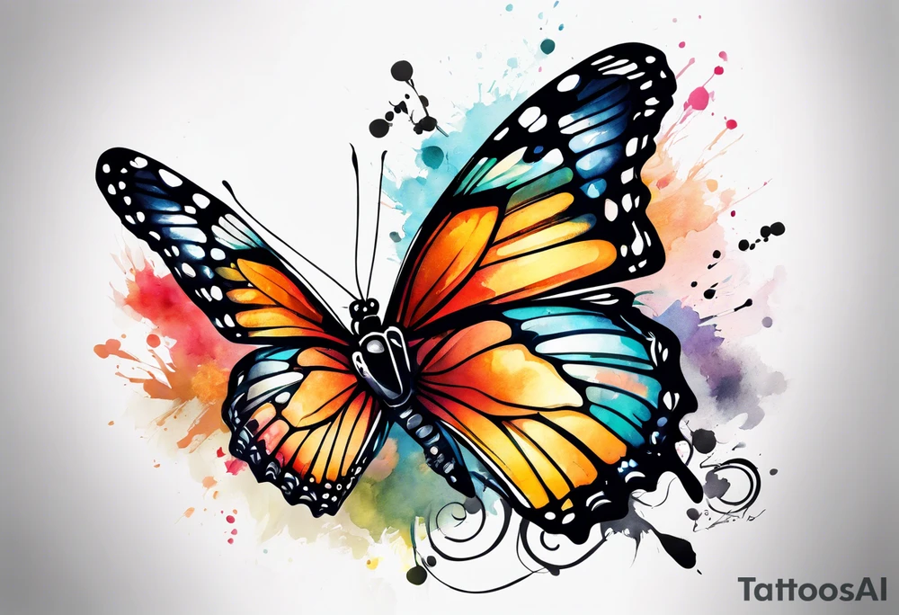 butterfly tattoo idea