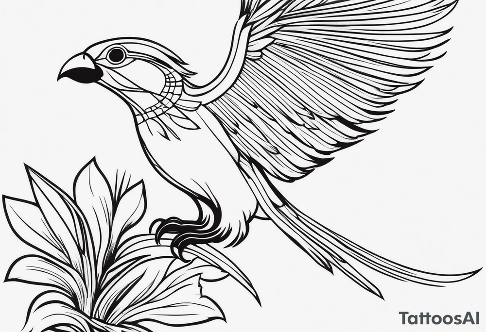 Quetzal tattoo idea