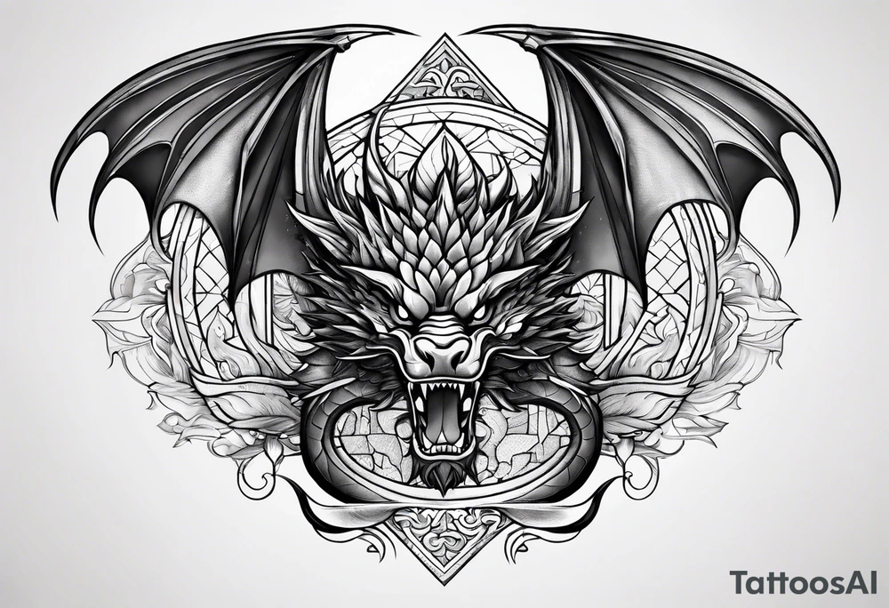The dragon of Bosnia tattoo idea