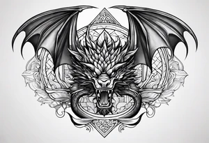 The dragon of Bosnia tattoo idea
