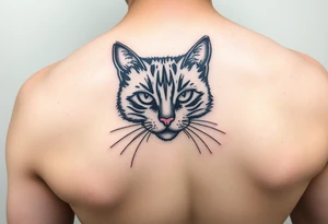 black cat tattoo idea