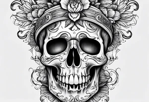 Memento mori sleeve tattoo design tattoo idea
