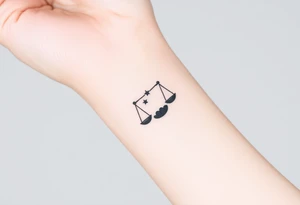 Libra stars tattoo idea