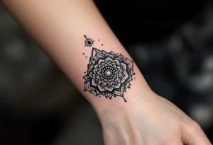 mt everest mandala tattoo idea