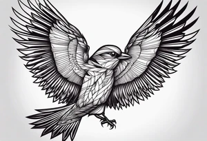 Freed birdie tattoo idea