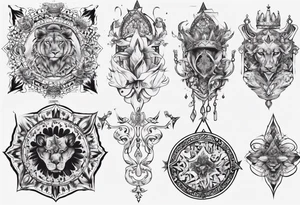 king royal morocco back tattoo idea