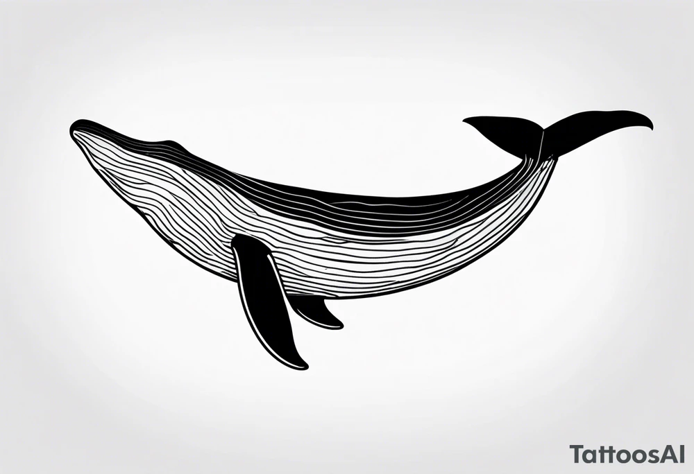 Humpback whale tattoo idea