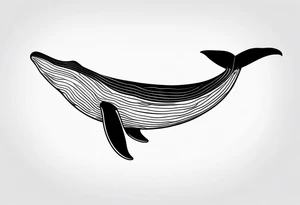 Humpback whale tattoo idea