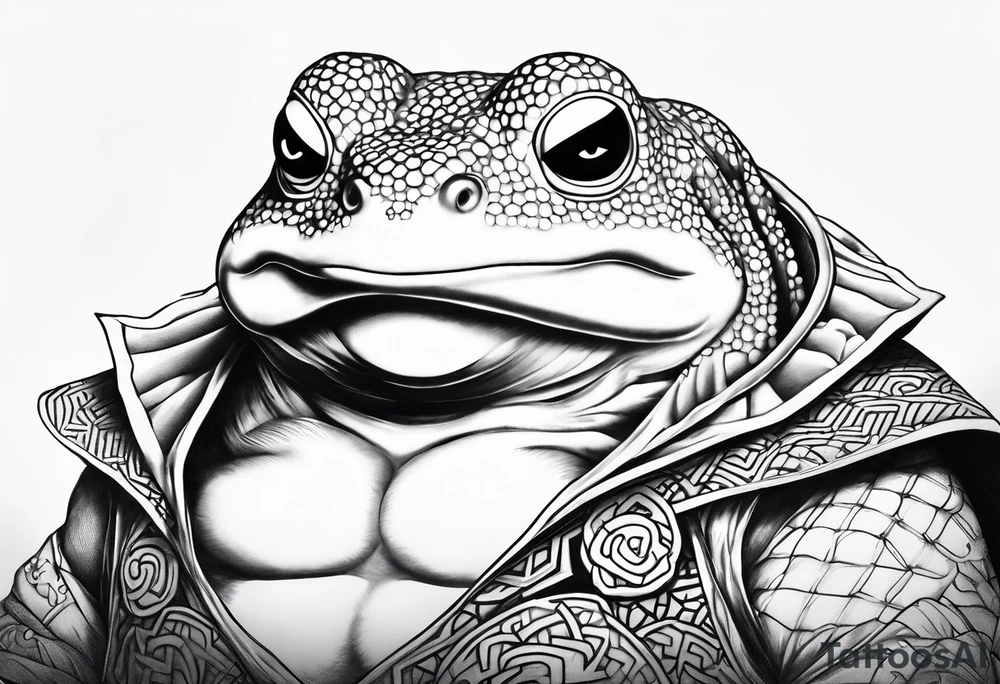 Jiraiya Naruto Gamakichi toad tattoo idea