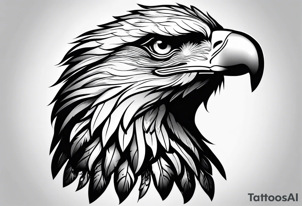 eagle king tattoo idea