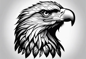 eagle king tattoo idea