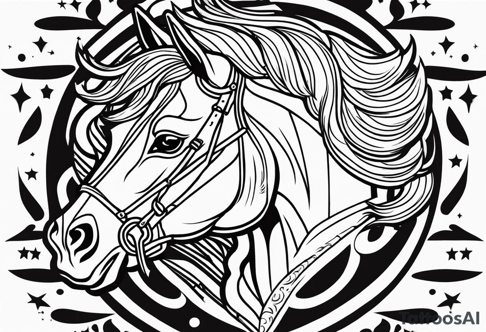 Cavalo tattoo idea