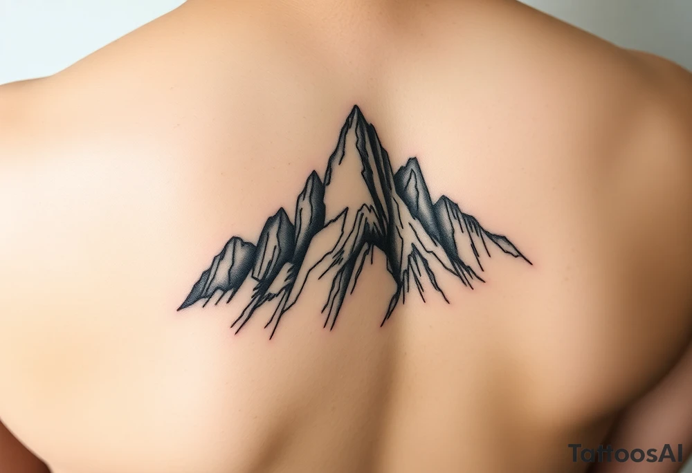 tre cime di lavaredo tattoo idea