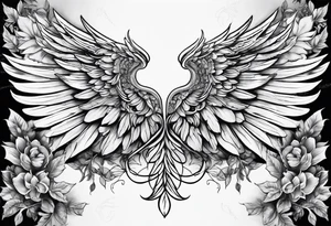 DNA helix 
leaf
cloud
angel wing tattoo idea