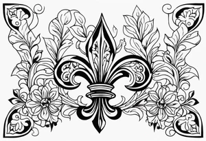 Fleur-de-lis tattoo idea